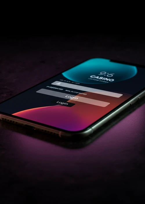 Interface de connexion sécurisée du joueur sur Casinova Casino, illustrant les champs d'identifiants et les mesures de protection.